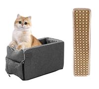Center Console Dog Car Seat - Dog Protection Seat,Portable Armrest Booster Seat, Non-slip Dog Protection Seat With Cooler Mat For Small Dogs