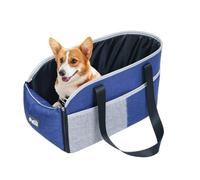 Center Console Dog Seat-Removable Cushion, Comfort for All Seasons | Small Pet Travel Aircraft Carrier for Dogs Cats, Portable Car Interior Bed for Balcony, Large Room