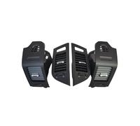 Center Console Grille Air Vent For Mitsubishi For Pajero For Montero V87 V93 V95 V97 V98 Center Conditioner Air Conditioning Vent Outlet Panel Grille(ABCD 4PCS-black)