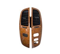 Center Console Grille Air Vent Replacement for Toyota For Land Cruiser 100 LC100 FJ100 Ujz100 2003-2007 RHD Air Vent Outlet Dashboard Window Panel(B RHD Wood)(B RHD Wood)