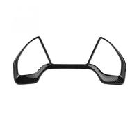 Center Console Interior For Civic 10th 2016 2017 2018 Car Dashboard Decorative Frame Dial Rings Trim Interior Mouldings Decoration(Carbon Fiber)