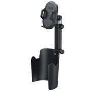 Center Console Mobile Mount with Cup Base and Adjustable Cradle, ABS Vehicle Stand for Easy View Navigation, Commute, Road Trips, Sedans Console Phone Holder Car Cup Holder Mount Adjustable Phone Road