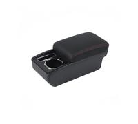 Center Console Organizer For Peugeot 207 Armrest For 207CC Interior Center Storage Box Without USB(C2 red line)