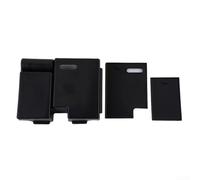 Center Console Organizer Tray for Land rovers Range rovers Evoque L538 2011-2017 | ABS Plastic Insert Divider with Non-Slip Rubber Mats | Black Car Interior Storage Box