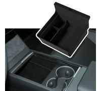 Center Console Organizer Tray for Tesla Model 3 Highland/Model Y/YL Juniper | for Tesla Model 3 Highland 2024-2026 Model Y/YL Juniper 2025-2026 Storage Box Accessories, Inner Flocked, Front