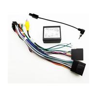 Center Console Radio Panel Frame For Chery For Grand For Tiggo 5 Radio Wiring Harness Adapter CAN Bus Decoder 16 Pin Plug Connector Camera Car Android Head Unit Cable(With antenna adapter)