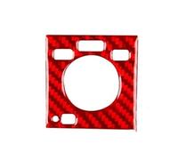 Center Console Sticker Car Four Wheel Drive Switch Panel Trim Interior Accessories Carbon Look Sticker for Durango 2004 2005 2006 2007(Red,A)