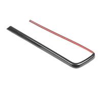 center console sticker For BMW For X1 U11 2023-2024 ABS Carbon Fiber Silver Car Armrest Box Decoration Strip Trim Car Accessories car center console trims(Carbon Fiber)