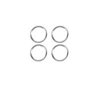 center console sticker For Land For Rover For Discovery For Sport 15-17 ABS Chrome Door Speaker Ring Trim Car Accessories(4pcs Silver)