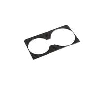 center console sticker For Range For Rover For Evoque 2019 2020 ABS Chrome Cup Holder Decoration Frame Trim Car Accessories(Carbon Fiber)