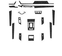 Center Console Sticker for Skoda for Superb 2015-2023 Car Interior Sticker Lifting Window Panel Decal Gear Box Dashboard Protective(Flash Point Black)