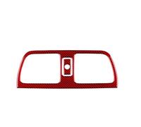 center console sticker For Subaru For Impreza 2005 2006 2007 Real Soft Carbon Fiber Sticker Gear Shift Panel Outlet Vent CD Frame Interior(LHD RHD Outer Red9)