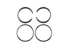 Center Console Sticker for Subaru for Impreza 2005 2006 2007 Real Soft Carbon Fiber Sticker Gear Shift Panel Outlet Vent CD Frame Interior(Air Outler Black21)