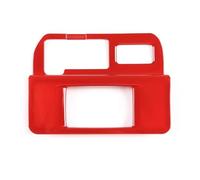 Center Console Sticker for Tacoma 2016-2022 Car Fog Light Headlight Switch Button Frame Panel Cover Trim ABS(Red)