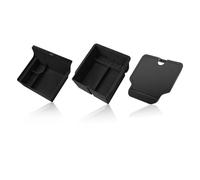 center console sticker For Tesla For Model 3 Highland 2025 For Model Y 2021-2025 Center Armrest Hidden Storage Box Cup Holder Console car center console trims(3PC)
