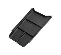Center Console Storage Box for C5 2024-2025 - Custom Fit Lower Tray Organizer TPE Non-Slip Insert Car Accessories Black