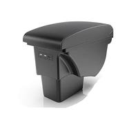 center console tray Armrest Retrofit Parts Car Center Console Storage Box Car Accessories For Soul 2009 2010 2011 2012 2013(B3White line leather)