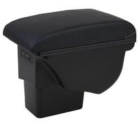 center console tray Leather Car Interior Parts Center Console Armrest Box Auto Armrests Storage With USB For Soul 2006-2017(Artificial Leather B)