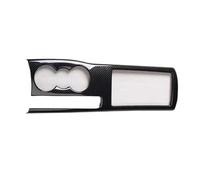 Center Console Trim Car Water Cup Holder Panel Decoration Frame Trim ABS For TT 2008 2009 2010 2011 2012 2013 2014 Left Hand Drive(Carbon Fiber Black)