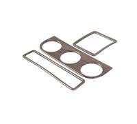Center Console Trim Decoration For Jeep For Wrangler JK 2011-2017 Window/Air Conditioning/Emergency Light Switch Decoration Trim Decal Car Accessories Center Console Panel Decoration Cover(Wood Grain