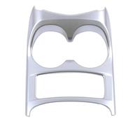 Center Console Trim Decoration For Nissan For Qashqai J11 2014-2020 Car Center Console Shift Box Panel Cup Holder Decorative Sticker Anti-scratch Center Console Panel Decoration Cover(A Matte Silver