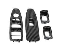 Center Console Trim For 1/3/4 Series F20 F30 F31 F34 F35 F36 2012-2018 2019 Interior Door Window Regulator Switch Panel Trim Air Outlet Trim(Model A 4pcs set)