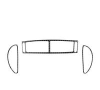 Center Console Trim For Benz For SLK R171 2004-2010 Central Air Outlet Accessories Real Soft Carbon Fiber Trim Sticker(Black LHD RHD A)