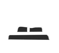 Center Console Trim for Benz for SLK R171 2004-2010 Real Soft Carbon Fiber Trim Sticker Car Dashboard Panel Strip(Black RHD)
