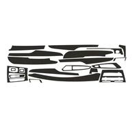 Center Console Trim for BMW for X5 F15 for X6 F16 2014-2018 Interior Central Control Panel Door Handle 5D Carbon Fiber Stickers Decals(Style B,5D CF Black)