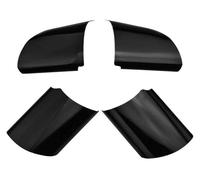 Center Console Trim For Focus MK2 2005-2011 Steering Wheel Trim Cover Sticker Decoration Accessories(Black)