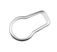 Center Console Trim For Jeep For Compass 2017-2024 Interior Head Light Lamp Adjustable Switch Button Cover Trim ABS LHD Central Control(Silver)