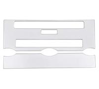 Center Console Trim For Land For Rover For Range For Sport L320 2012 2013 Car Air Conditioning CD Control Button Panel Decorative Cover(Silver)