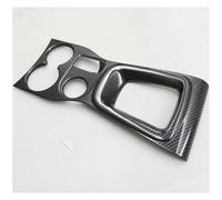 Center Console Trim For R&enault For Kadjar 2015-2017 Car Gear Shift Knob Water Cup Frame Panel Cover Trim(Carbon Texture)