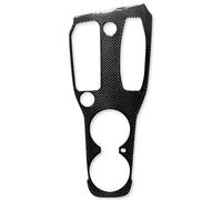 Center Console Trim For RS For E-tron GT 2021-2025 Soft Carbon Fiber Central Control Gear Shift Panel Decorative Frame(RHD Black Carbon)