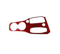 Center Console Trim For RS For E-tron GT 2021-2025 Soft Carbon Fiber Central Control Gear Shift Panel Decorative Frame(RHD Red Carbon)
