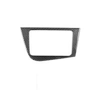 Center Console Trim For Seat For Leon 2005-2012 Carbon Fiber Car Central Radio Navigation AC CD Control Panel Frame Trim Centre Console(RHD B)