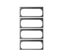 Center Console Trim For Suzuki For Grand Vitara 2006-2013 4PCS Car Carbon Fiber Stickers Door Pull Cover Trim(1)