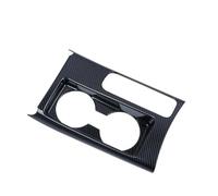 Center Console Water Cup Holder Panel Gearshift Cover Frame Trim Decoration For Mitsubishi ASX 2020 2021 Interior Decoration(Carbon texture 1pc)