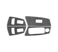 Center Control Board Cover For BMW 5 Series G30 2018-2022 Accessories Carbon Fiber Interior Car Windows Lifting Button Control Panel Trim Cover Stickers(Style A)