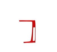 Center Control Board Cover For Q5 Q5L FY 2018-2023 Carbon Fiber Gear Shift Panel Trim Cover Frame Car Interior Accessories Decorative Stickers(1 Red LHD)