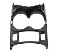 Center Control Panel Cover For Nissan For Qashqai J11 2014 2020 Car Center Console Gear Shift Box Panel Water Cup Holder Frame Cover Trim Sticker Anti Scratch Gear Shift Panel(B Carbon Fiber Color)