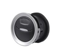 Center Dash Air Vent Panel Car Air Conditioning Outlet Air Vent Grille Diffuser 1697430 8A6HAQ18B09 Compatible With For Fiesta 2006-2012 2013 2014 2015 2016(1PC Chrome)