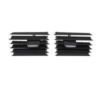 Center Dash Air Vent Panel Front Central Air Conditioner AC Vent Grille Outlet Tab Clip Repair Kit 64229303407 Compatible With X3 F25 2011 2012 2013 2014 2015 2016 2017(One Set)