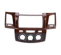 Center Dash Radio Bezel Panel Scratch ABS Center Dashboard Radio Trim Panel for Hilux 2005 2011 Mahogany Color Enhance Your Car Interior With Sturdy And Stylish Dash Radio Panel (Mahogany Color)
