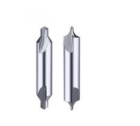 Center Drill Bit Center Drill Carbide & HSS Co M35 Countersink Chamfer Lath Bit A Form Diameter 1 .5 .6 2 3.15 4 for Metal Aluminum(A-HSS-Co(10PCS),4xD10x100)