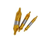 Center Drill Bit HSS Combined Center Drills Ti-Coated 60 Degree Countersinks Angle Bit Set 6pcs 1.0-6mm Metal Centering Dril(A3.15 (8mm) Cobalt)