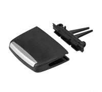 Center E70 X6 E71 for Conditioning Vent Outlet Tab Fixing Clip - Abspc Fabric For X5 Air For Hvac Duct Retainer Clip Front Car Interior Ac Vents (Black Silver)