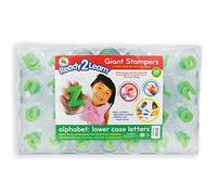 Center Enterprises Inc. Ready2Learn™ Giant Stampers, Alphabet Letters Lowercase, 28/Set, Green, 4 in Dia