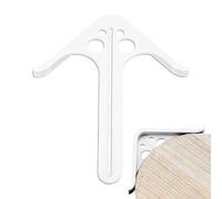 Center Finder - Precision Anti Slip Locator Template, Pipe Center Finder Square, High Accuracy Clear Metric Scale, V Block Grooved Design, Carpenter Measuring Marking, Fitting Layout Tool