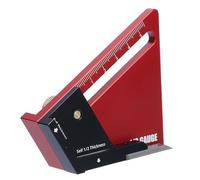 Center Finder Woodworking, Aluminum Alloy Center Marking Gauge, 15x13.5x3.2 inches Compact Precision Scriber Tool for Template Drilling Engineering Roof Pitching, Fits Boards Under